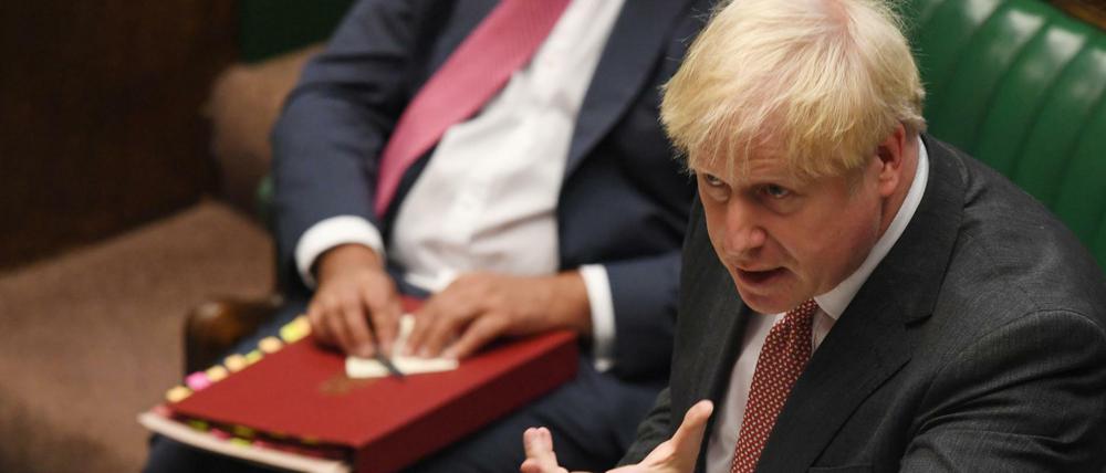 Der britische Premier Boris Johnson im Unterhaus