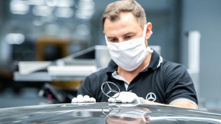 Fertigung bei Mercedes-Benz in Sindelfingen 