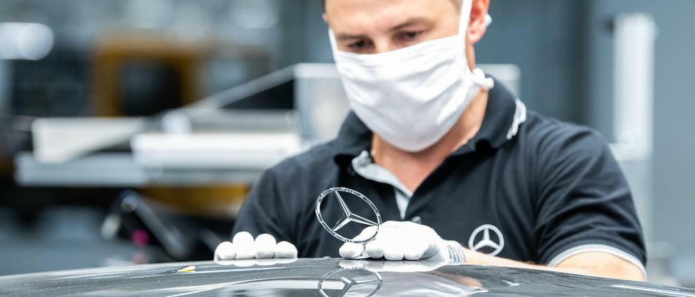 Fertigung bei Mercedes-Benz in Sindelfingen 