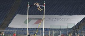 Sprünge ins Glück. In Rom überquerte Duplantis am Donnerstagabend 6,15 Meter.