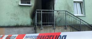 Anschlag auf eine Moschee in Dresden im September 2016. Ein Pegida-Aktivist wurde für das Verbrechen verurteilt. 