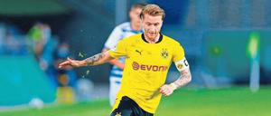 Zurück. Marco Reus wurde im Pokal in Duisburg eingewechselt und erzielte gleich ein Tor.