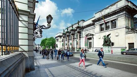 Die Königlichen Museen in Brüssel, 1887 eröffnet, sind Hauptleihgeber der Berliner Ausstellung.