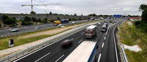 Verkehr fließt auf der A10 (Symbolbild).