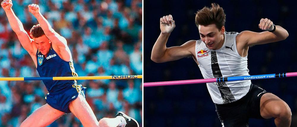 Alter und neuer Rekordhalter. Bubka (links) und Duplantis.