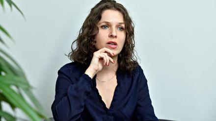 Anne Helm, Vorsitzende der Linksfraktion im Berliner Abgeordnetenhaus.