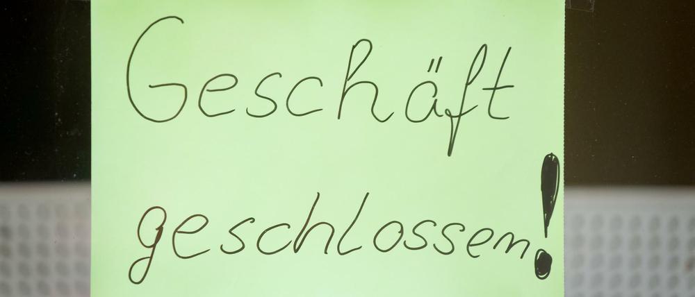 Manche Unternehmen überleben die Krise nicht.
