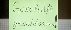 Manche Unternehmen überleben die Krise nicht.