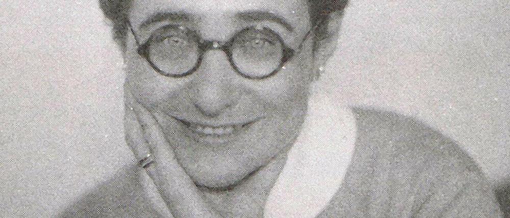 Die Schrifstellerin und Journalistin Gabriele Tergit.