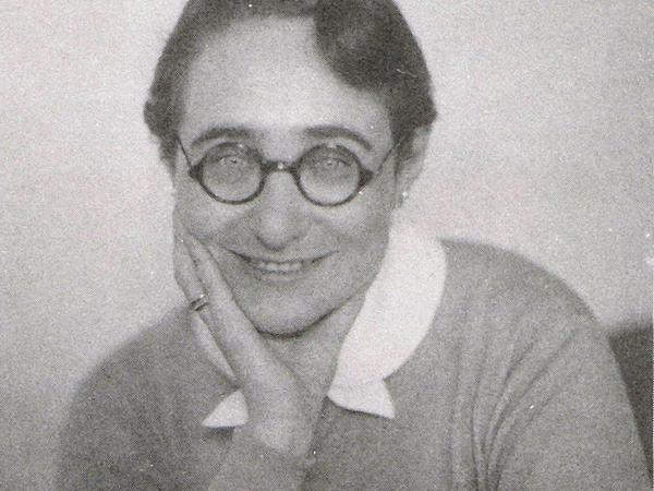 Die Schrifstellerin und Journalistin Gabriele Tergit.