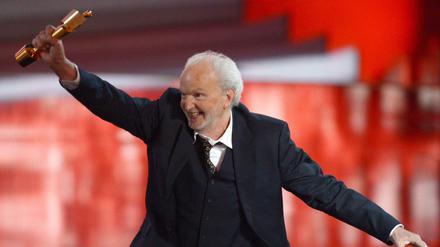 Michael Gwisdek erhielt beim 63. Deutschen Filmpreis die Lola für seine Nebenrolle in "Oh Boy".