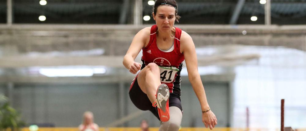 Maria Tietze, hier bei einem Wettbewerb in der Halle, startete 2019 erstmals bei der Para-WM. Über 200 Meter belegte sie Platz sechs.