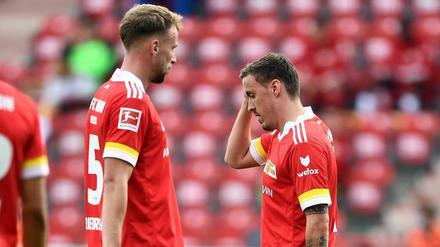 Max Kruse (r.) und Marvin Friedrich haben noch viel Arbeit vor sich.
