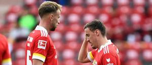 Max Kruse (r.) und Marvin Friedrich haben noch viel Arbeit vor sich.