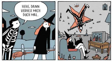 Albern, morbide und sexy: Ein Comic von „War And Peas” - für Komplettansicht auf Vergrößerungs-Symbol klicken.