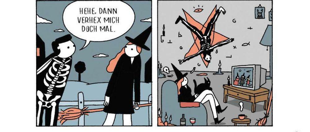 Albern, morbide und sexy: Ein Comic von „War And Peas” - für Komplettansicht auf Vergrößerungs-Symbol klicken.