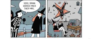 Albern, morbide und sexy: Ein Comic von „War And Peas” - für Komplettansicht auf Vergrößerungs-Symbol klicken.
