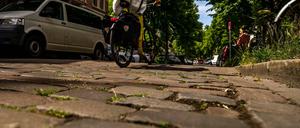 Nicht unbedingt der Freund des Radsportlers: das Kopfsteinpflaster.