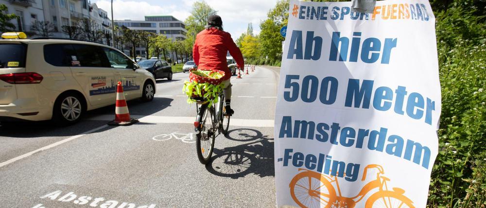 Die Wege in der Stadt sind fast überall auf Autos ausgerichtet – ein Anachronismus. 