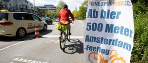 Die Wege in der Stadt sind fast überall auf Autos ausgerichtet – ein Anachronismus. 