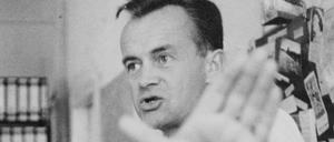 Temperamentvoll. Redaktionskonferenz mit dem Chef der Lokalredaktion Günter Matthes 1964.