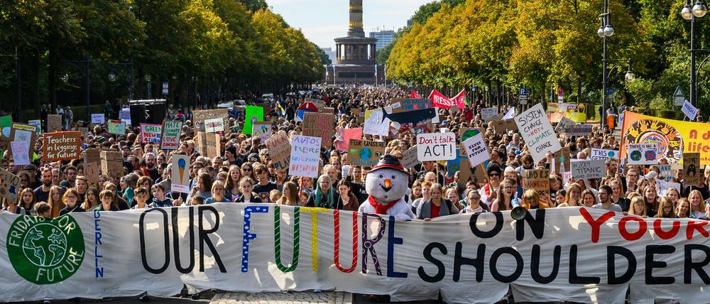 Im September 2019 hatten sich tausende Menschen an der Großdemo in Berlin beteiligt.