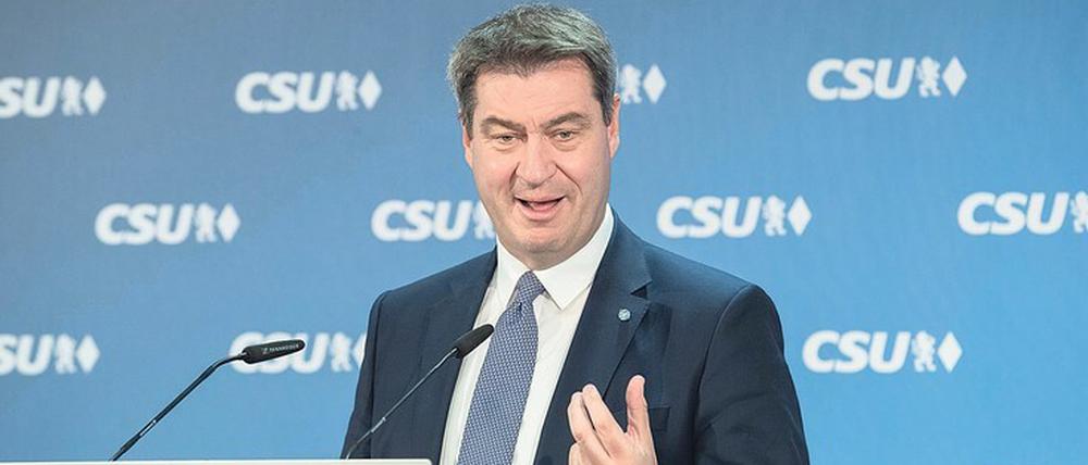 Zuletzt zurückhaltend. CSU-Chef Markus Söder nährt keine Spekulationen zur Kanzlerkandidatur.