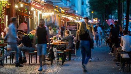 Restaurants und Bars in Friedrichshain.
