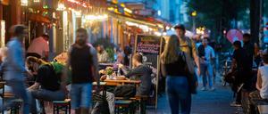 Restaurants und Bars in Friedrichshain.