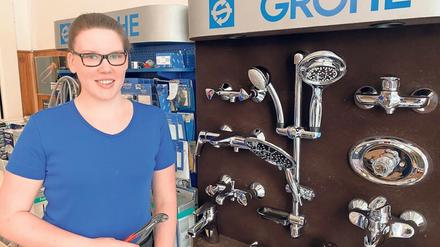 Handwerklich begabt. Sophie Sautter hat sich erfolgreich zur Anlagenmechanikerin ausbilden lassen. 