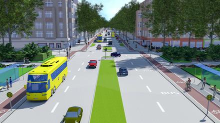 So sieht der Vorschlag der FDP für den Savignyplatz aus.
