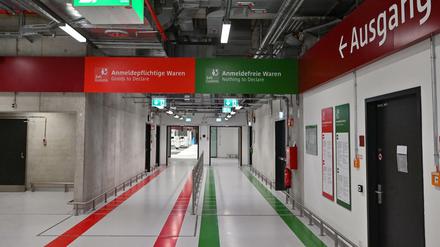 Bleibt erst mal zu: Der Ankunftsbereich im Terminal 2 vom Flughafen Berlin-Brandenburg (BER).