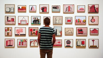 Das große Spätwerk. Blick auf eine Guston-Schau, 2013 in der Schirn in Frankfurt.