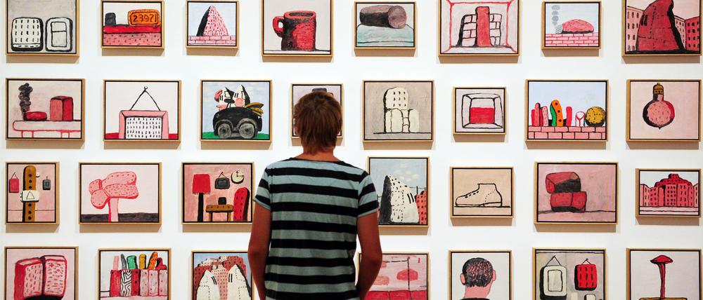 Das große Spätwerk. Blick auf eine Guston-Schau, 2013 in der Schirn in Frankfurt.