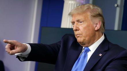 Donald Trump will nicht garantieren nach einer möglichen Wahlniederlage für einen friedlichen Machtwechsel zu sorgen.