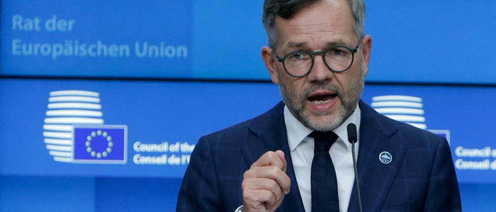 Europa-Staatsminister Michael Roth (SPD) am vergangenen Dienstag in Brüssel. 