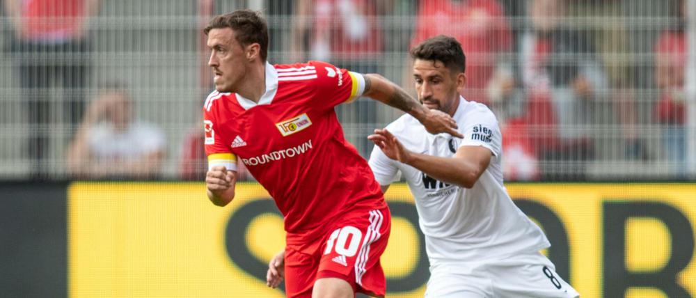 Mehr Luft. Zwanzig Minuten stand Max Kruse (l.) vor einer Woche gegen Augsburg auf dem Platz. Gegen seinen Ex-Klub Gladbach soll es schon ein bisschen mehr sein.