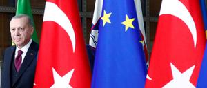 Der türkische Präsident Erdogan war zuletzt auf Konfliktkurs mit der EU.