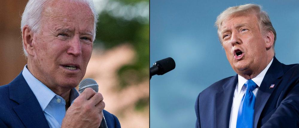 Am Dienstag treffen Joe Biden und Donald Trump aufeinander.