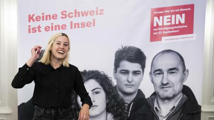Die Schweizer stimmten am Sonntag gegen die Volksinitiative "Für eine massvolle Zuwanderung" 