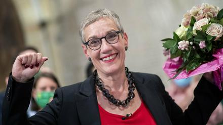 So sehen Siegerinnen aus: Sibylle Keupen erobert für die Grünen mit großem Abstand den OB-Sessel der Stadt Aachen.