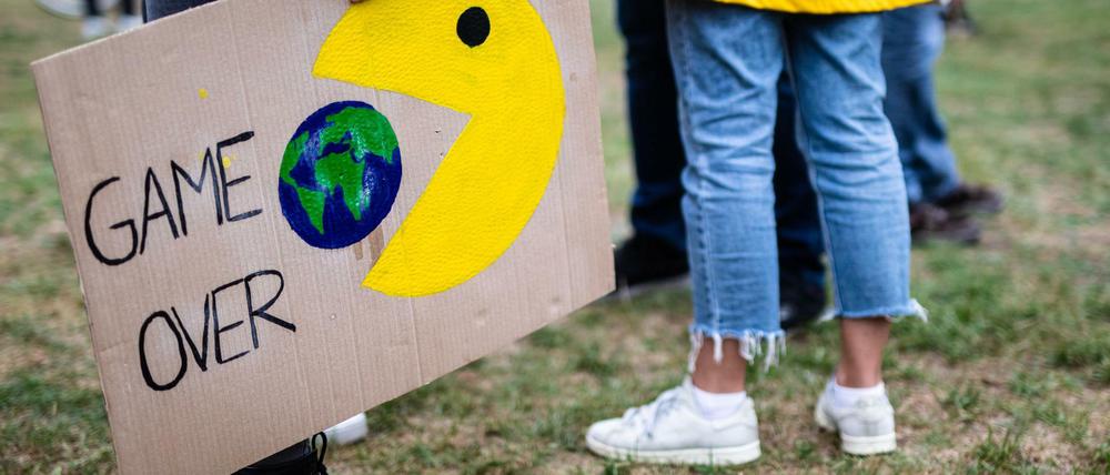 Fridays-for-Future-Demo in Stuttgart. 