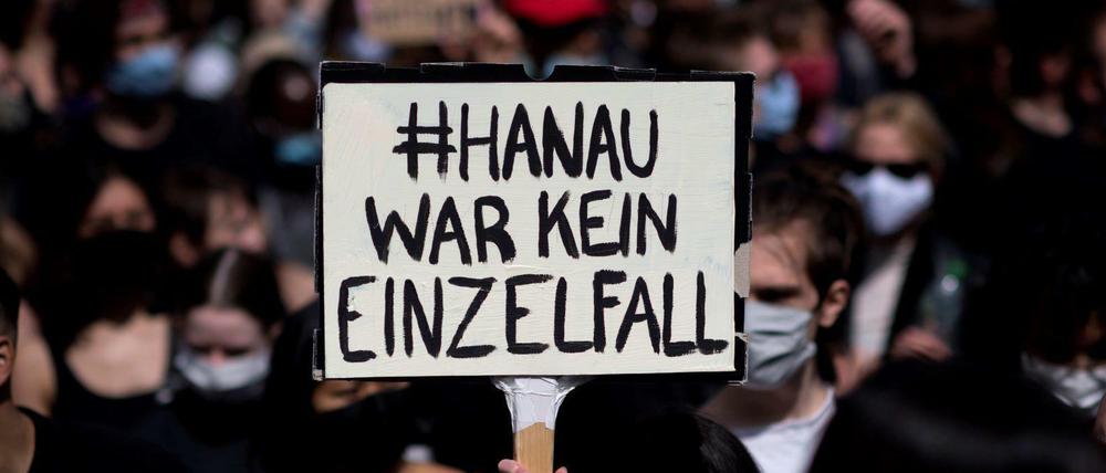 Auf der "Black Lives Matter"-Demo am 6. Juni 2020 in Berlin.