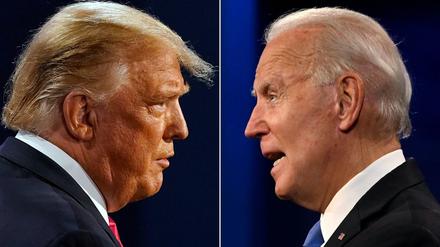 Trump gegen Biden - dieser Konflikt wird wohl noch ein paar Wochen weitergehen. 