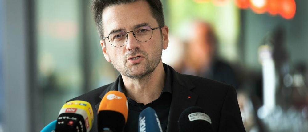 Der Angreifer: SPD-Fraktionschef Thomas Kutschaty erkläre am Donnerstag seine Kandiatur um den Landesvorsitz.
