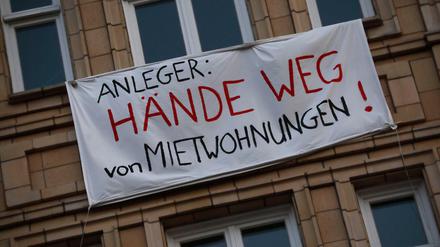 Häuserkampf in Berlin. Die Umwandlung in Eigentumswohnungen ist ein Grund für die Verdrängung auf dem Wohnungsmarkt.