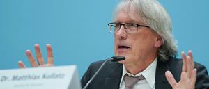Finanzsenator Matthias Kollatz (SPD) warnt vor einer Vollbremsung in der Haushaltspolitik.