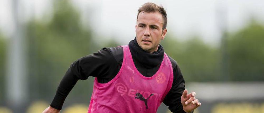 Mario Götze hält sich fit - aber für wen?