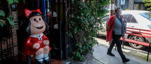 Weltweit beliebt. Eine Mafalda-Skulptur in Mexiko City. 