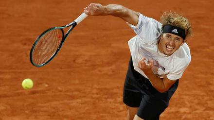 Alexander Zverev war in der dritten Runde von Paris erstaunlich schnell fertig.